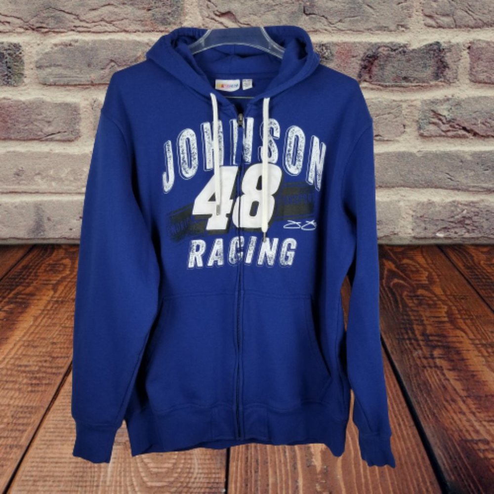 Nascar Zipper Hoodie, Johnson, 48, 2XL